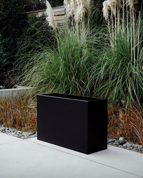 POWDER COATED ALUMINUM TROUGH PLANTERS