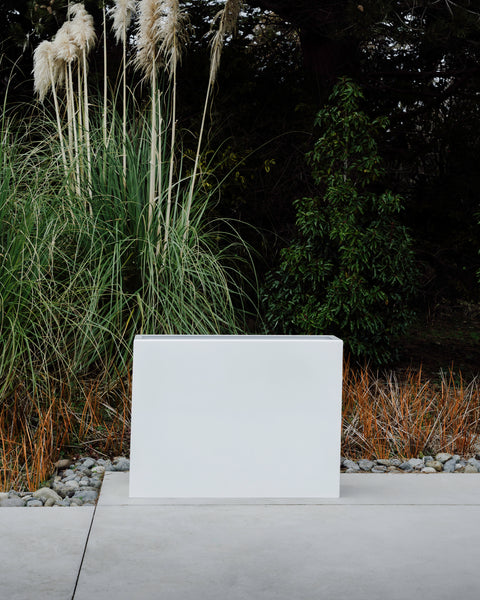 POWDER COATED ALUMINUM TROUGH PLANTERS