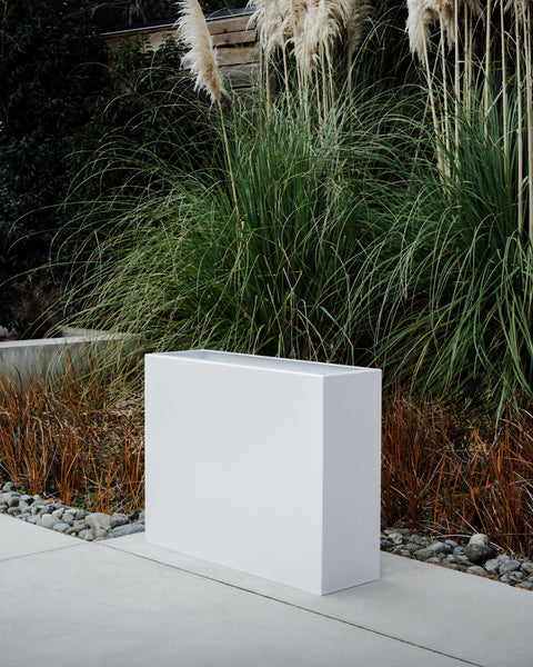 POWDER COATED ALUMINUM TROUGH PLANTERS