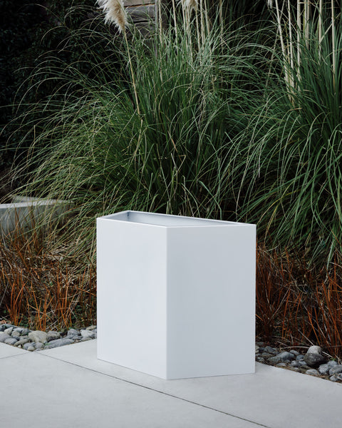POWDER COATED ALUMINUM HEX PLANTERS