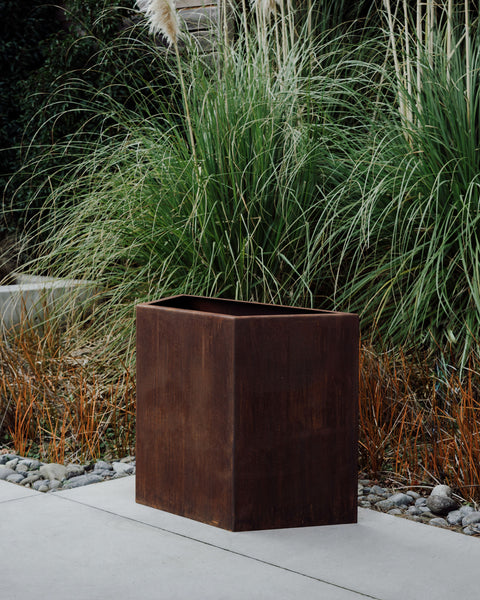 CORTEN HEX PLANTERS