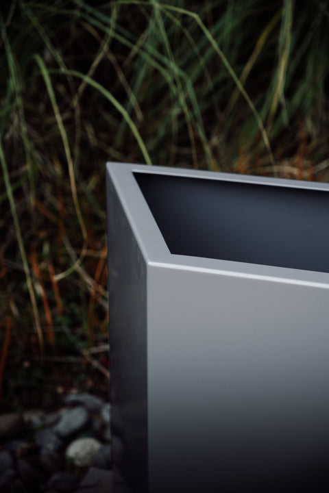 POWDER COATED ALUMINUM HEX PLANTERS