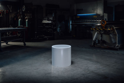 CYLINDER ALUMINUM PLANTERS