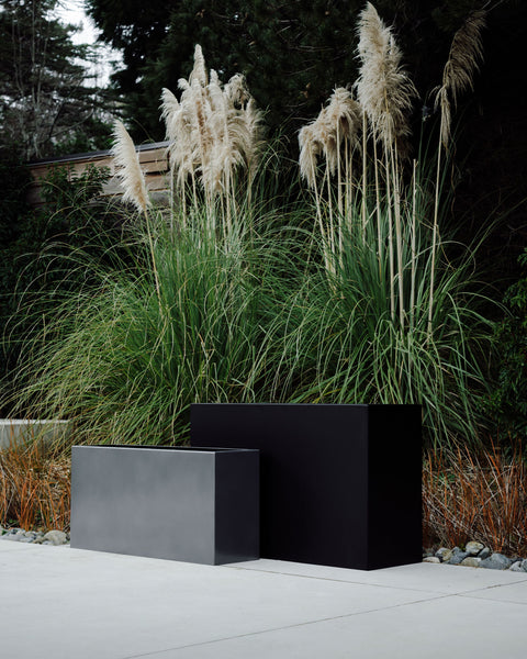 POWDER COATED ALUMINUM TROUGH PLANTERS