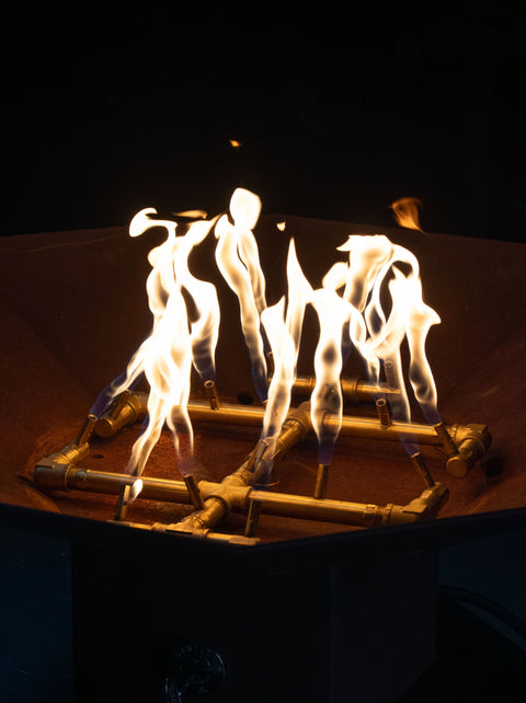 CORTEN FIRE BOWL- propane / natural gas